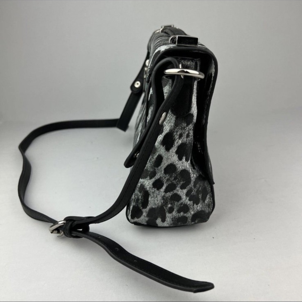 Source Unknown Black and Gray Leopard Crossbody Bag - Picture 4 of 11